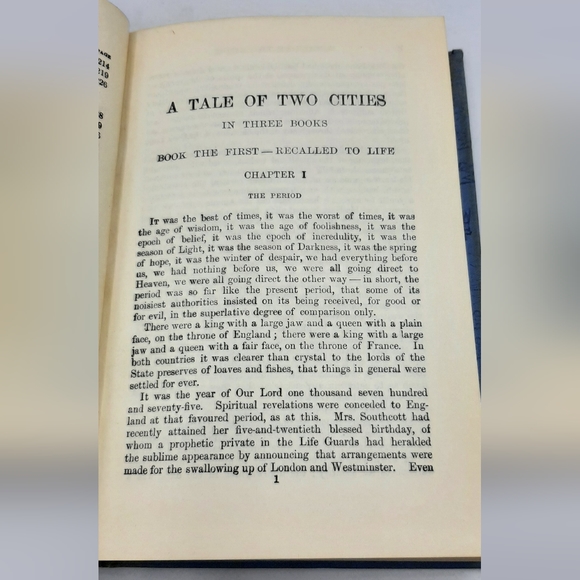 Dickens A Tale of Two Cities Sealey Hard Cover Book 1935 Illustrated Vintage - Picture 8 of 10
